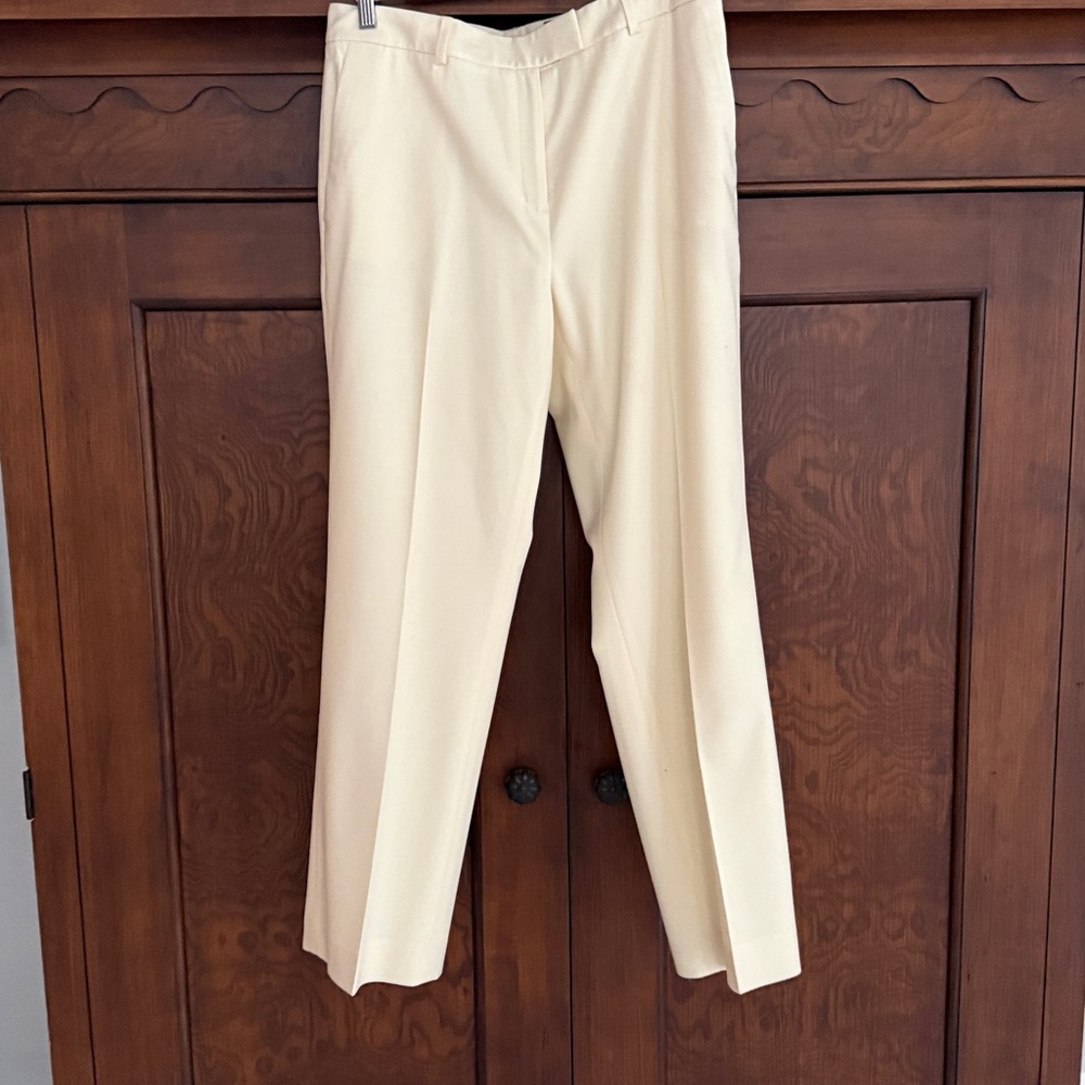 Brooks Brother Loro Piana Womens 10 Caroline Fit Stretch Wool Trousers